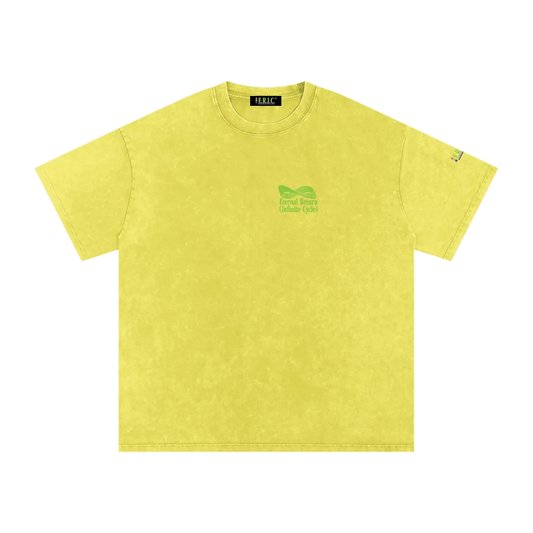 Logo Cotton Tee in Neon