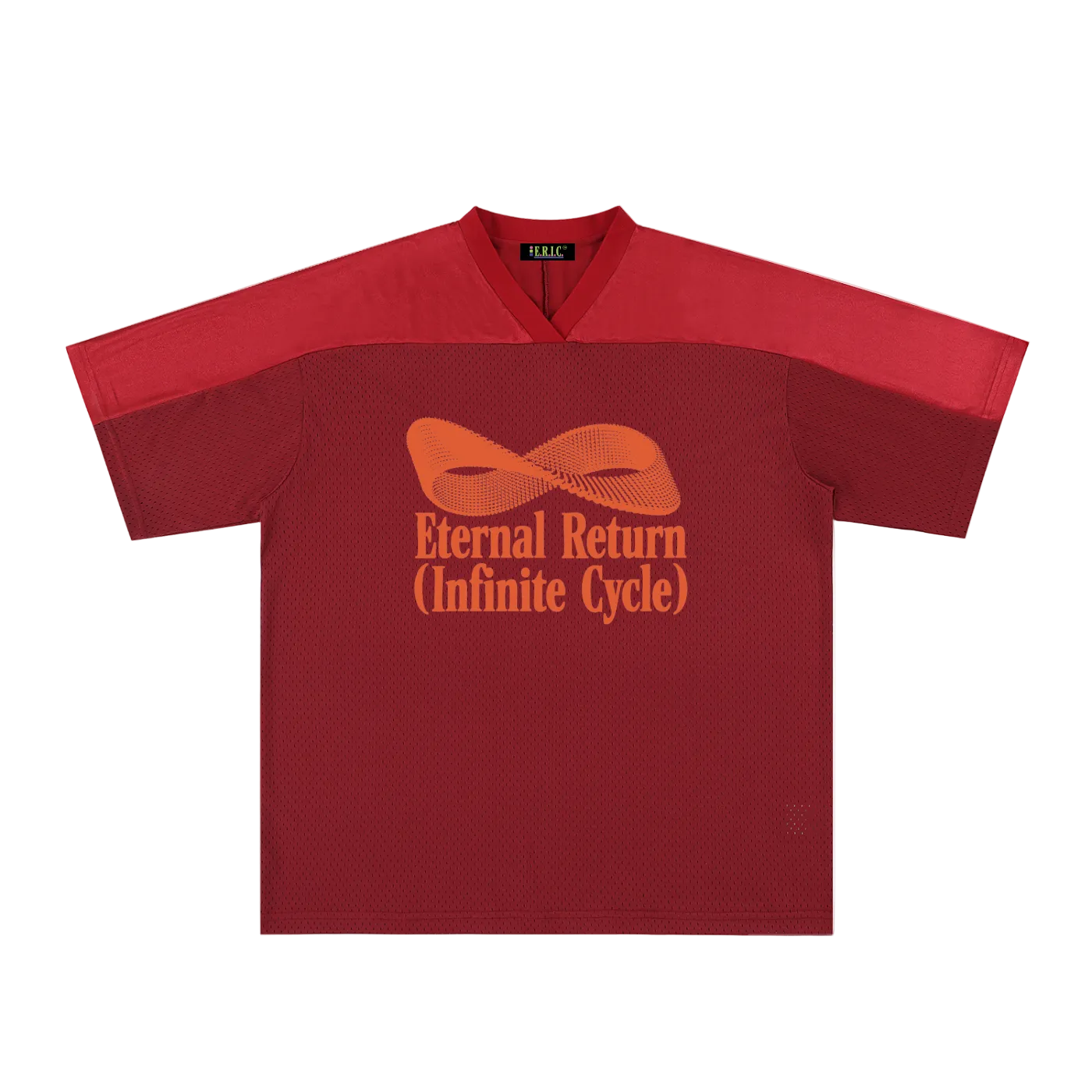 Classic Logo Mesh V-Neck Soccer Jersey