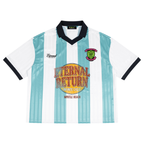 Planet Eternal Boxy Striped Collared Soccer Jersey