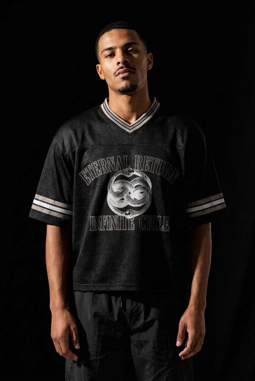 Serpent Striped Soccer Jersey