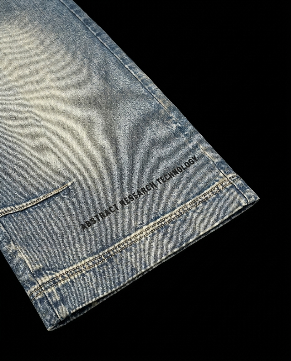 Vintage Wash Baggy Denim Shorts
