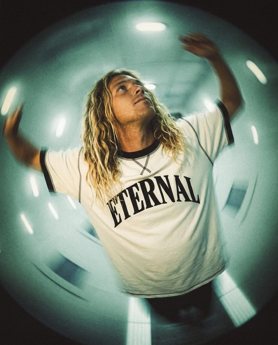 Arc Contrast-Stitched Cotton Tee