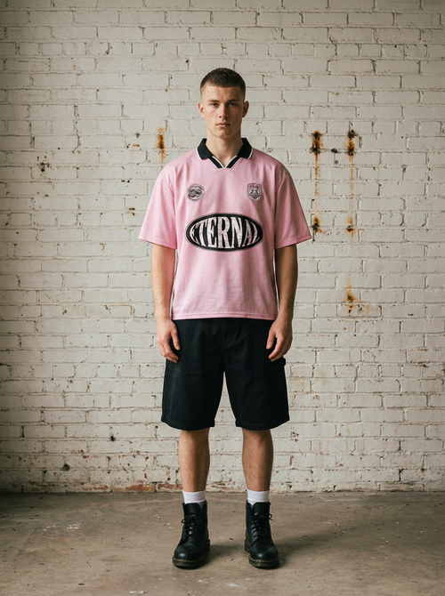 ERIC FC Striped Boxy Soccer Jersey