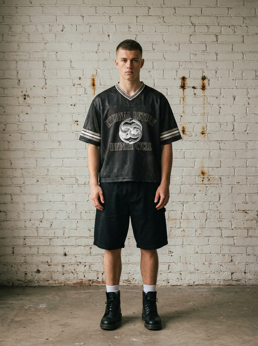 Serpent Striped Soccer Jersey