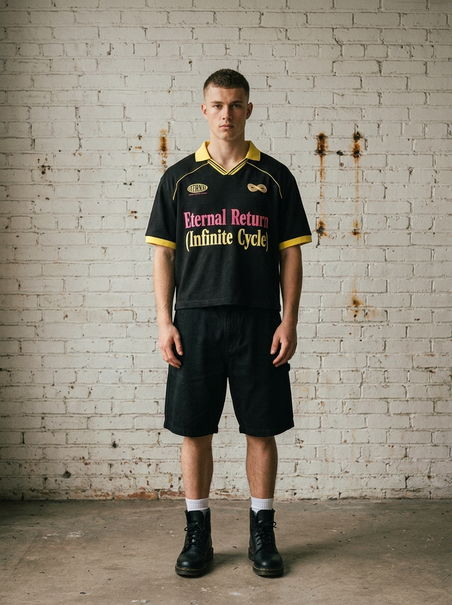 E.R.I.C. Collared Piping Boxy Soccer Jersey