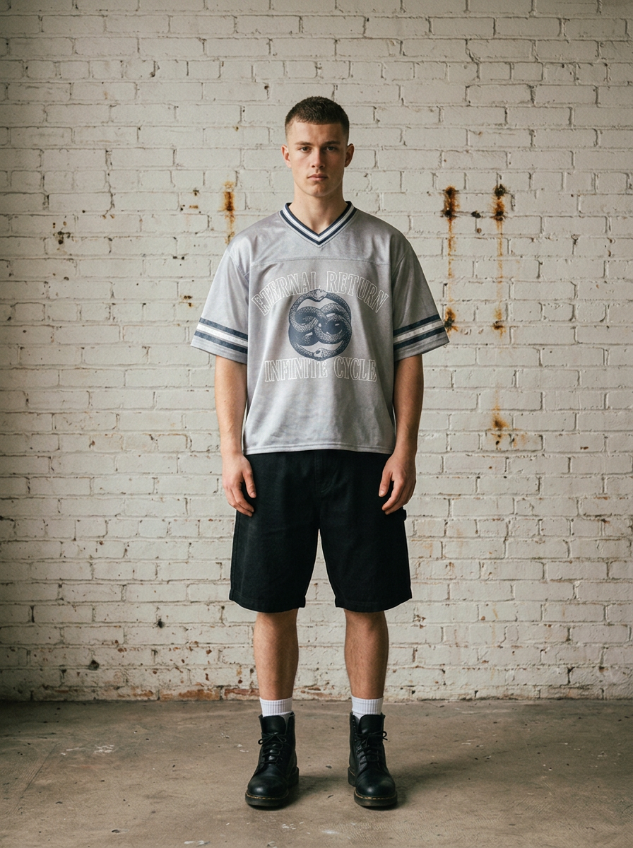 Serpent Boxy Striped Soccer Jersey