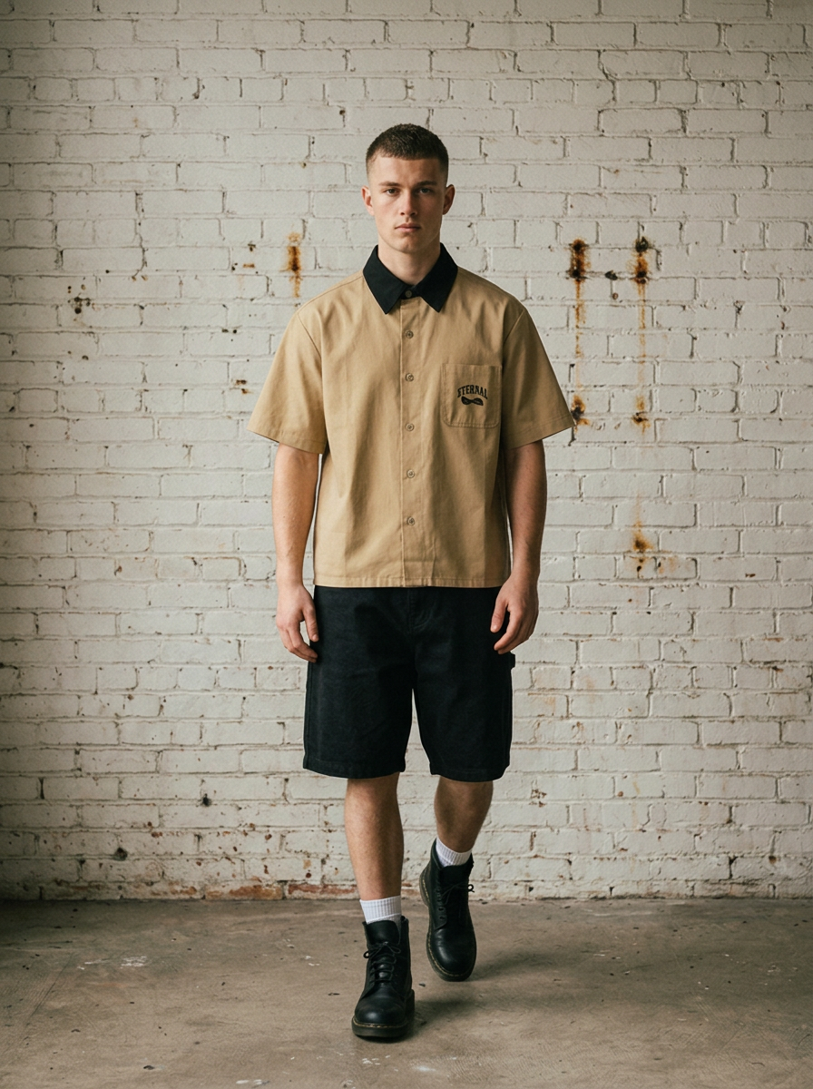 Möbius Color Block Short Sleeve Shirt