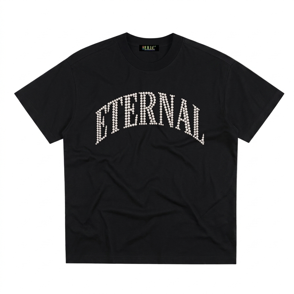 パールプリントTシャツ