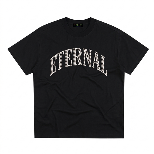 パールプリントTシャツ