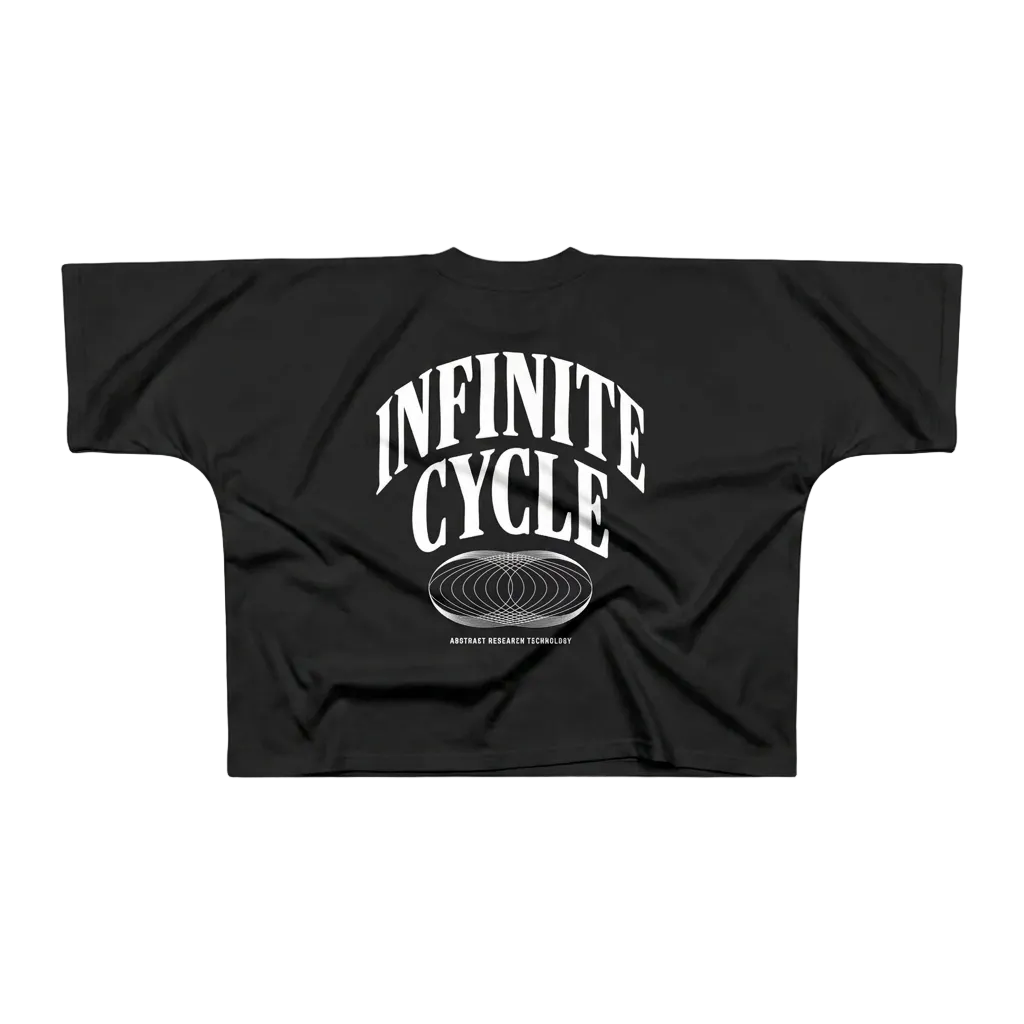 Infinite Cycle Oversized One-Piece Boxy Tee
