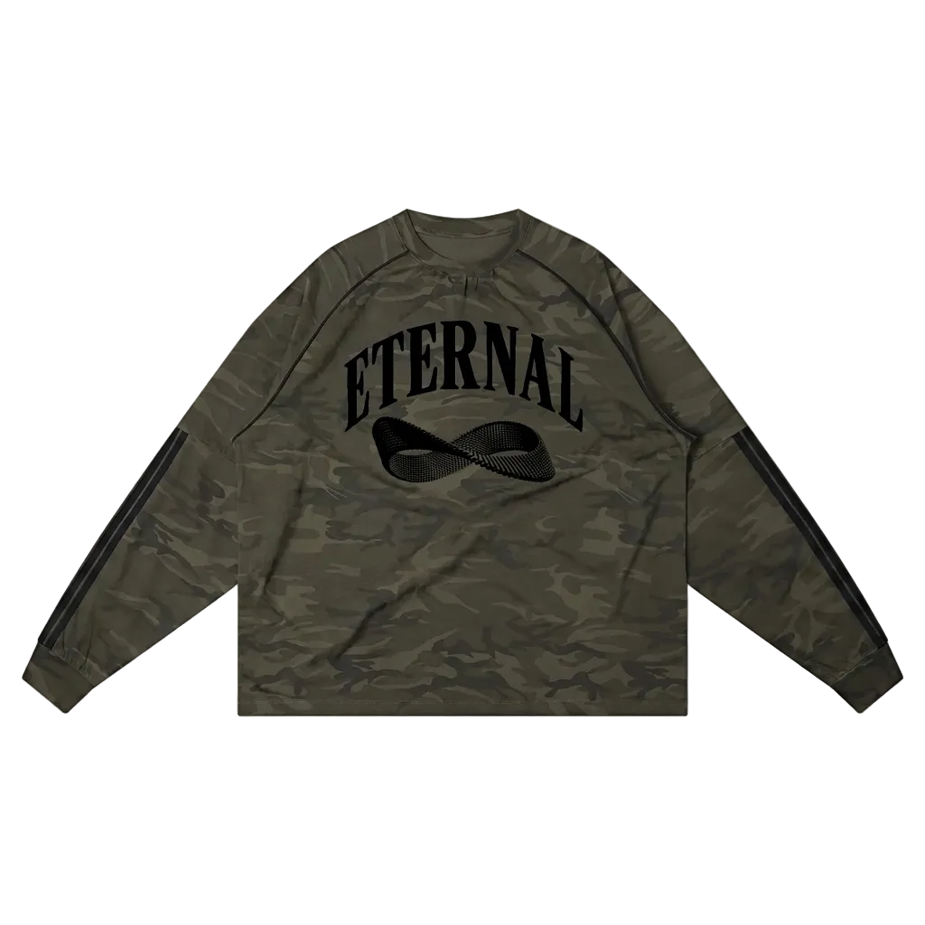 Möbius Camo Loose Long Sleeve Tee