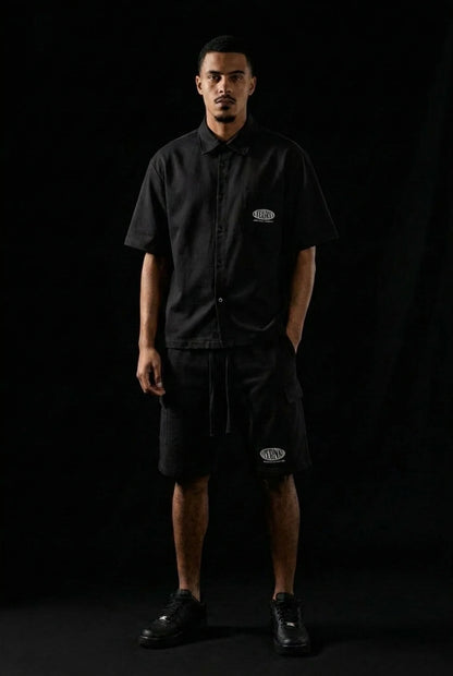 Oval Logo Boxy Heavyweight Short Sleeve Shirt