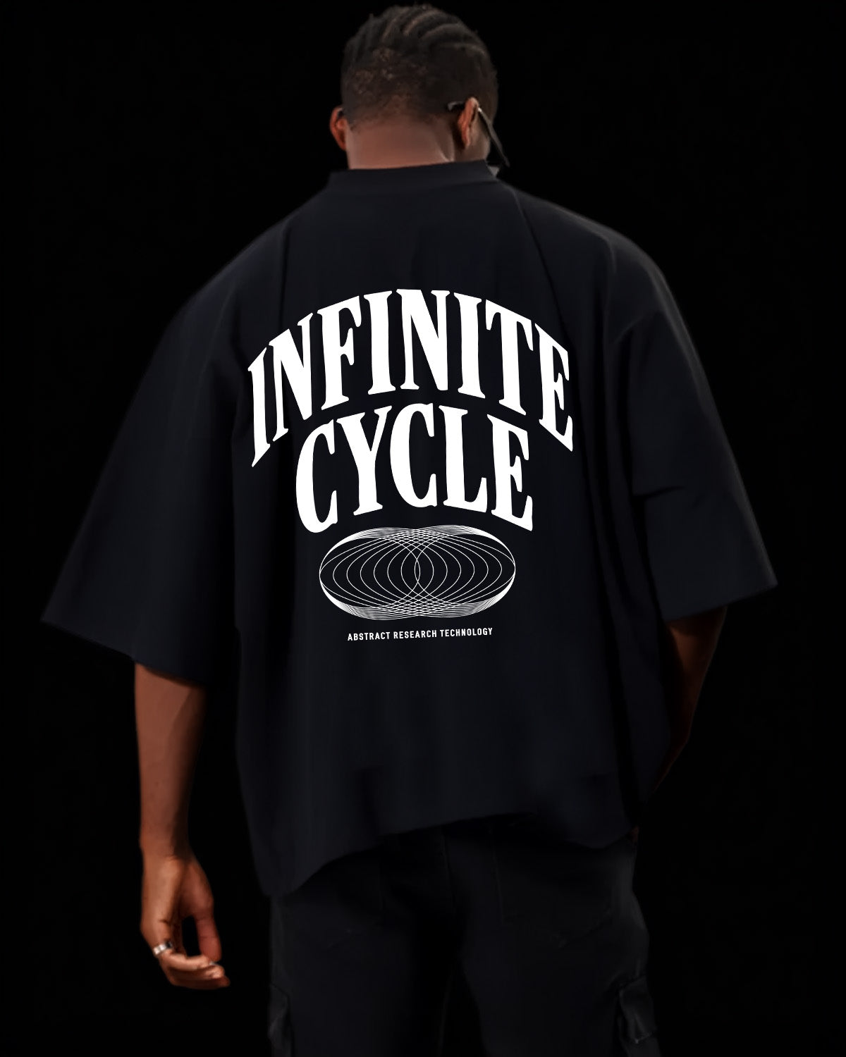 Infinite Cycle Oversized One-Piece Boxy Tee