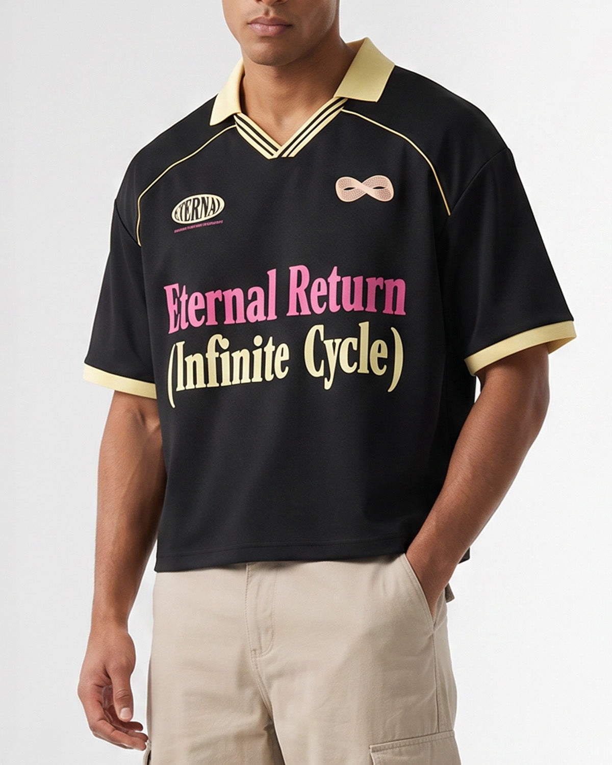 E.R.I.C. Collared Piping Boxy Soccer Jersey