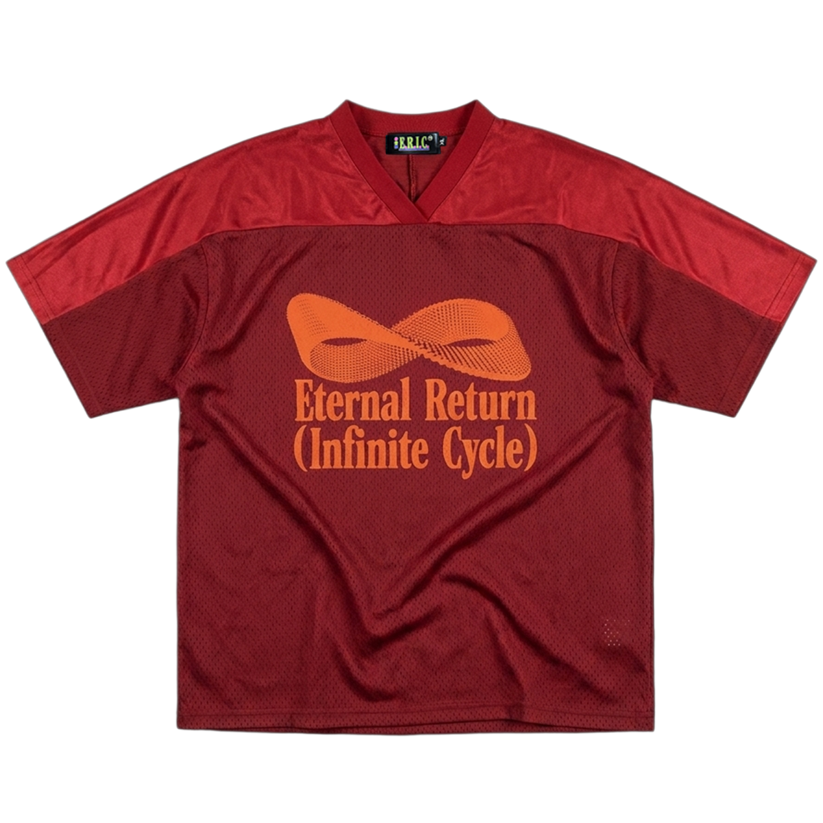 Classic Logo Mesh V-Neck Soccer Jersey