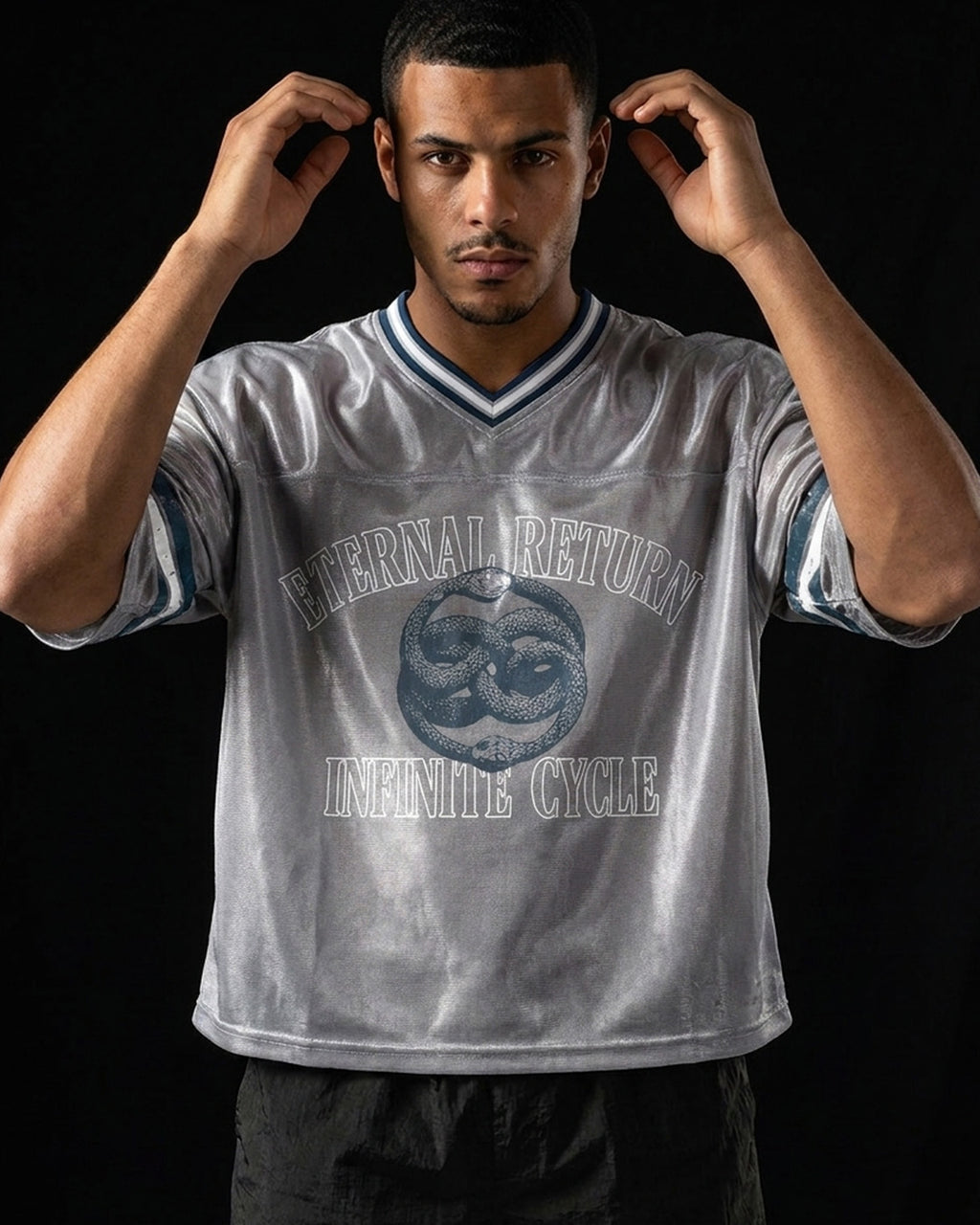 Serpent Boxy Striped Soccer Jersey