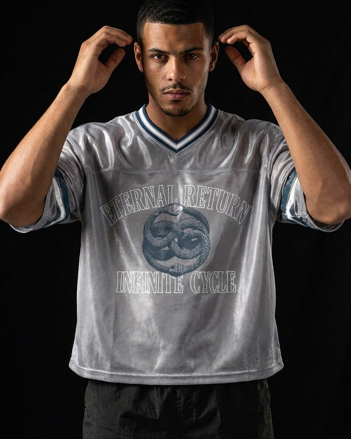 Serpent Boxy Striped Soccer Jersey